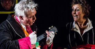 Couple de clowns magiciens pour un arbre de Noël (75)