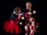 Couple de clowns magiciens pour un arbre de Noël (75)