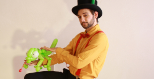 Spectacle et animations foraines pour un arbre de Noël d'entreprise (78)