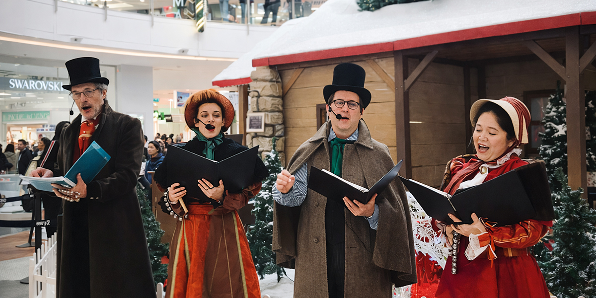 Chorale chants de Noël a capella en animation de Noël !