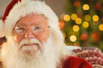 Animation Père Noël pour déambulation, photos ou distribution de cadeaux !