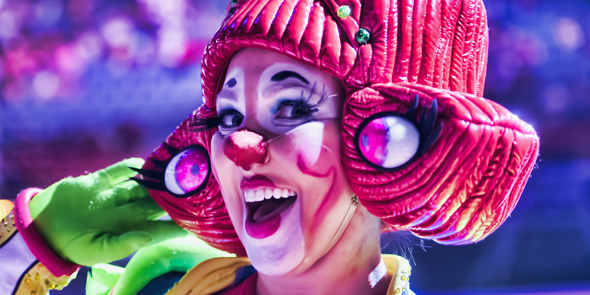 Clown rigolo en spectacle de Noël enfants !