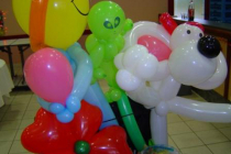 Sculpture sur ballons