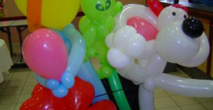 Sculpture sur ballons