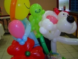 Sculpture sur ballons