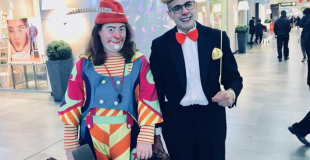 Clowns en animation déambulatoire