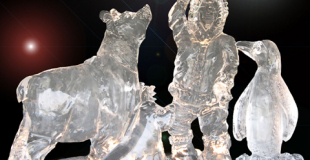 Sculpture sur glace
