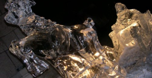 Atelier enfants de sculpture sur glace