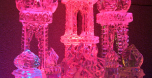 Sculpture sur glace pour Arbre de Noël