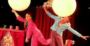 Duo de clowns burlesques
