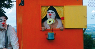 Théâtre enfants avec deux clowns