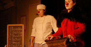 La cuisine comme thème de spectacle de clown