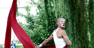 Spectacle tissu aérien pour enfants